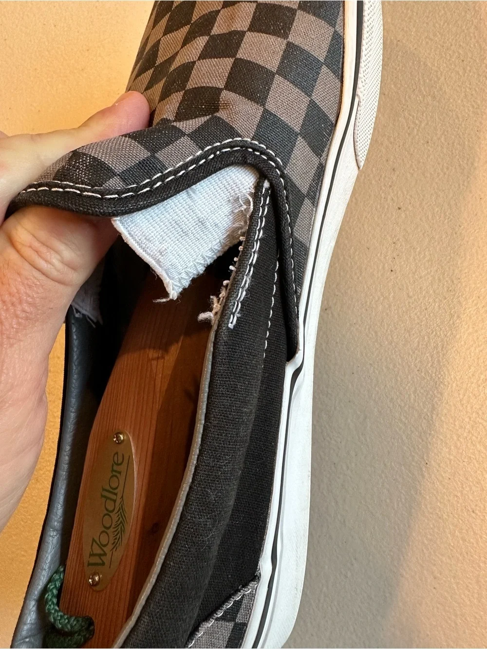 🖤 Vans Classic Slip-On Checkerboard Sneakers Men’s 9.5
